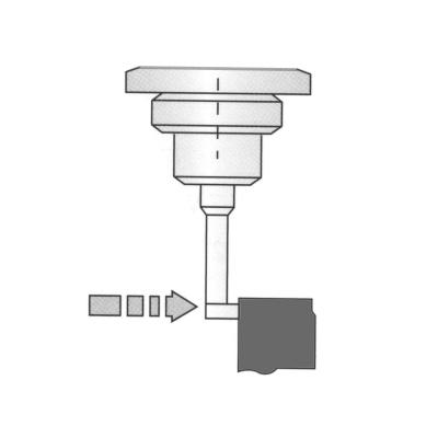 Kantavkännare Ø10 mm keramisk probe och Ø10 mm skaft